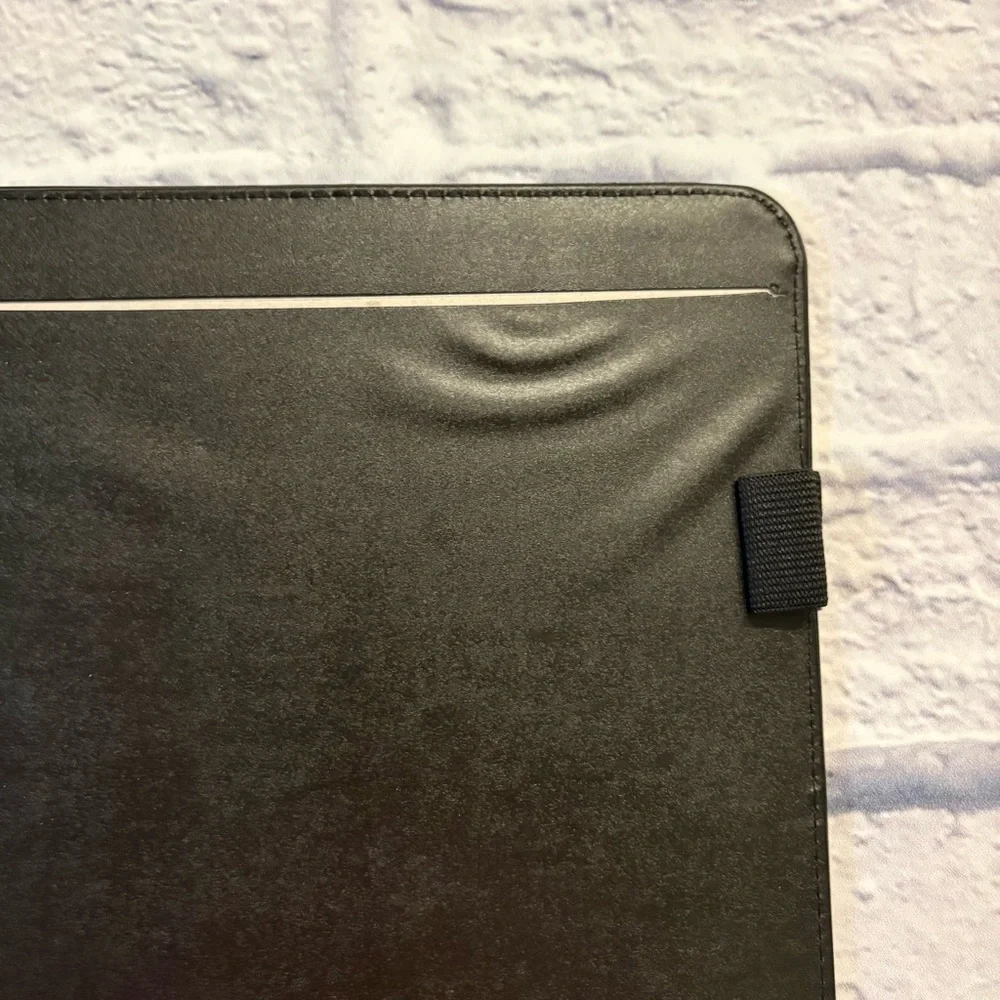 *Rare Find* Disney Parks & Events black faux leather portfolio folder